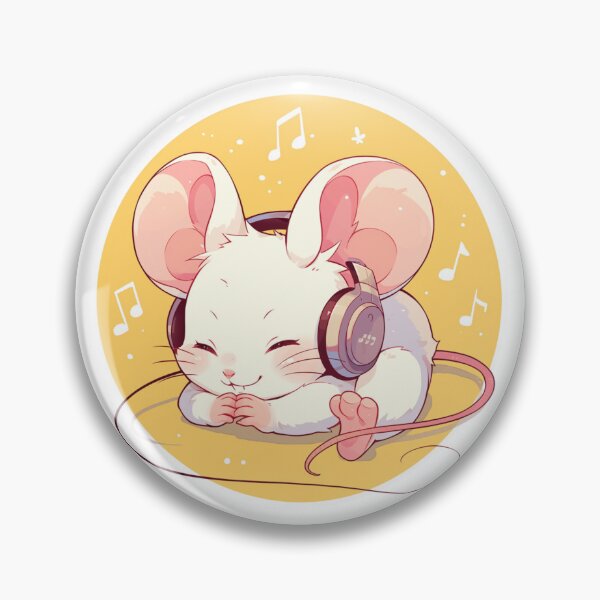 Item preview, Cute Mouse Listening to music designed and sold by SMARTKIT  DESIGNAGENCY.