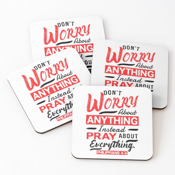 Item preview, Philippians 4:6 Don’t Worry About Anything designed and sold by plushism.