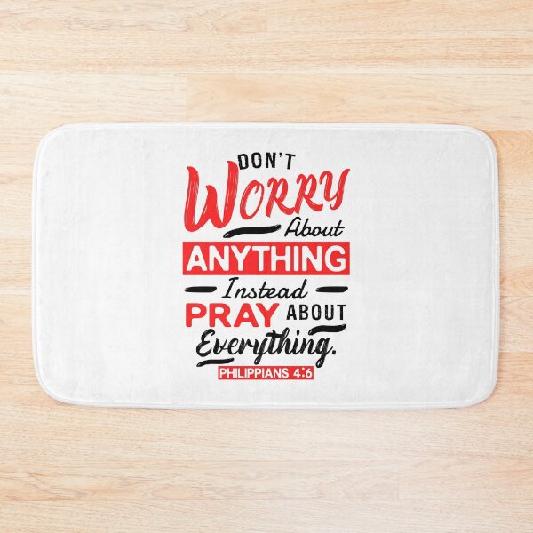 Item preview, Philippians 4:6 Don’t Worry About Anything designed and sold by plushism.