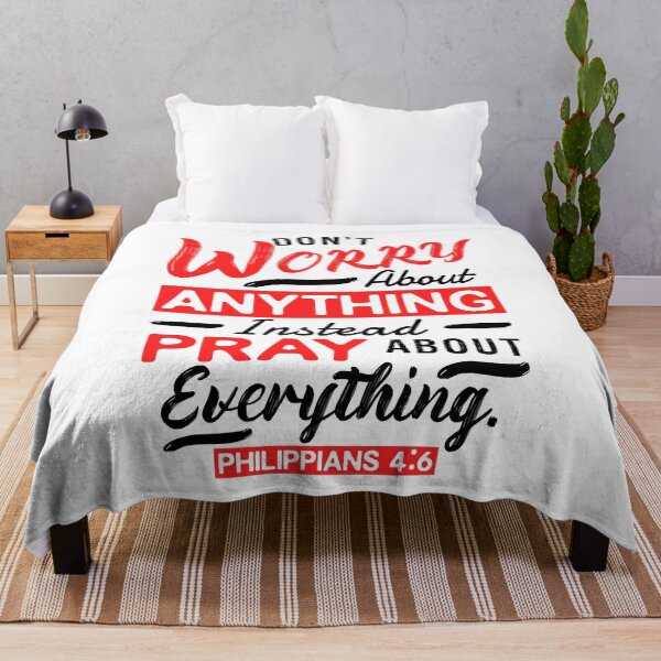 Item preview, Philippians 4:6 Don’t Worry About Anything designed and sold by plushism.