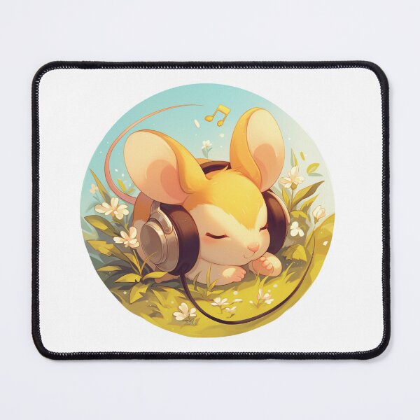 Item preview, Cute Mouse Listening to music designed and sold by SMARTKIT  DESIGNAGENCY.