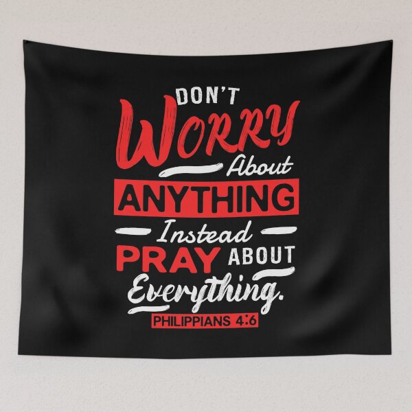 Item preview, Philippians 4:6 Don’t Worry About Anything designed and sold by plushism.