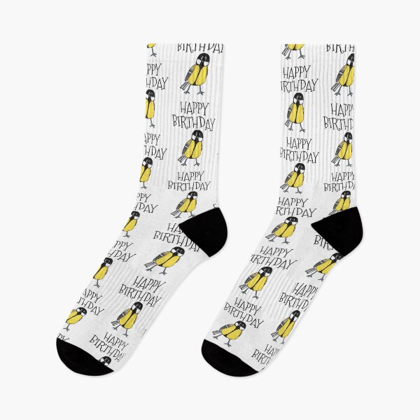 Item preview, Great Tit Bird Happy Birthday Wildlife Nature designed and sold by doodlerob.