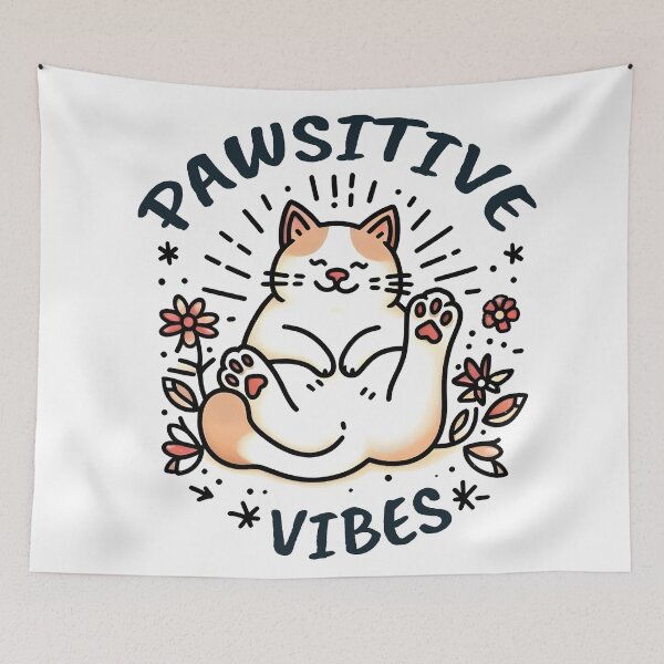 Item preview, Positive Vibes Cat Lover designed and sold by RubisLeaf.