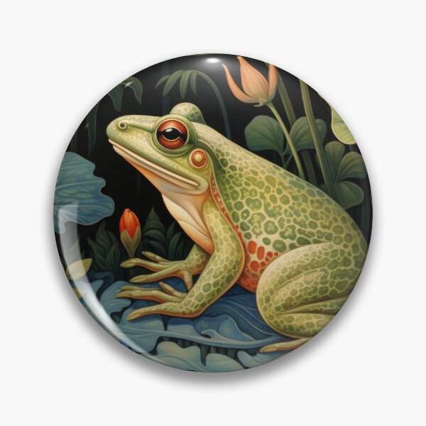 Item preview, Enchanted Frog in Mystical Garden designed and sold by Lukasz Sadowski.