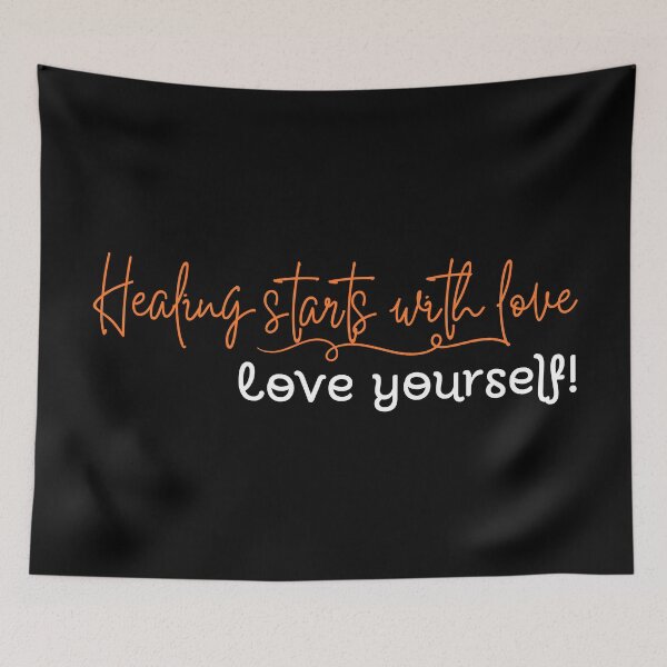 Item preview, Healing starts with love. Love yourself! designed and sold by UnCoverDesign.