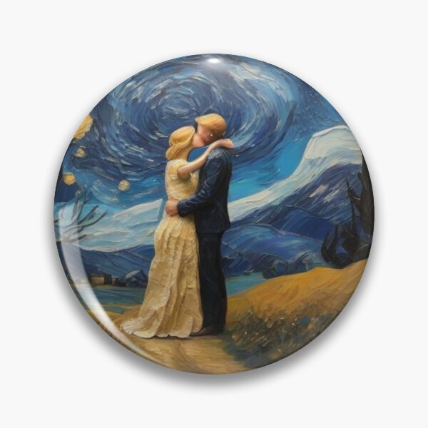 Item preview, Romantic Lovers  Landscape Beautiful Starry Night. designed and sold by SuraSu.