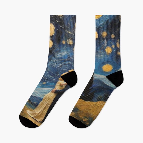 Item preview, Romantic Lovers  Landscape Beautiful Starry Night. designed and sold by SuraSu.
