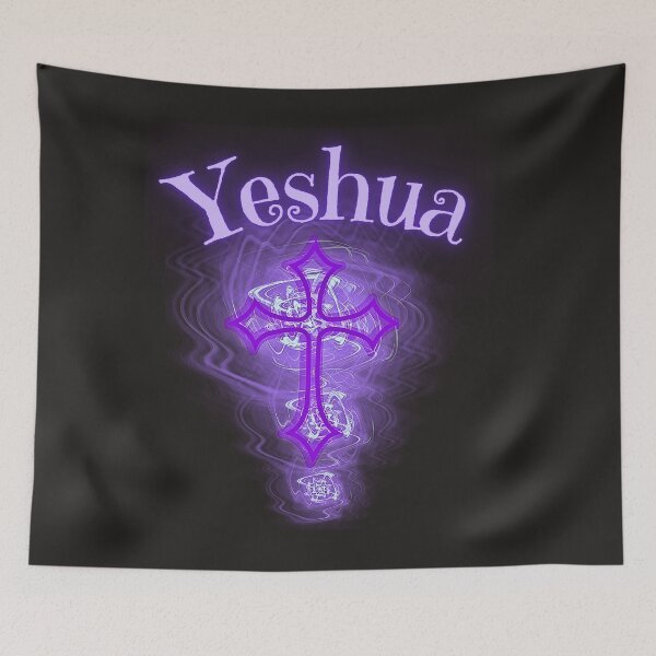 Item preview,  Yeshua Cross-Glow (purple) designed and sold by Tripp Art Studio.