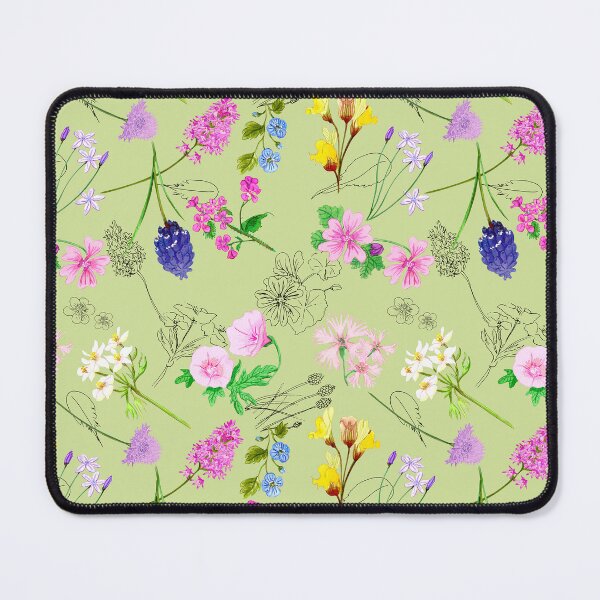 Item preview, Wild Flower soft green designed and sold by by Mònica Roca.