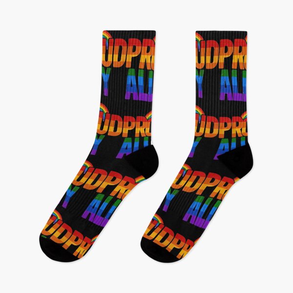Item preview, Proud Ally Equality LGBTQ Rainbow Flag Gay Pride designed and sold by TomFrontierArt.