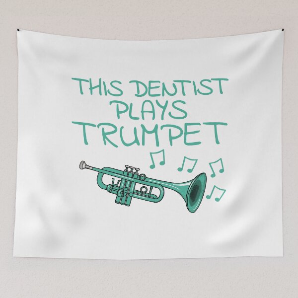 Item preview, This Dentist Plays Trumpet, Trumpeter Brass Musician designed and sold by doodlerob.
