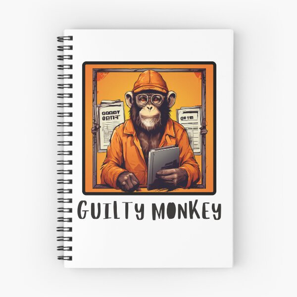 Item preview, Guilty Monkey Mugshot designed and sold by Colorful-Garden.