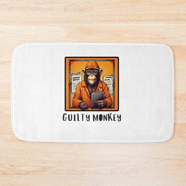Item preview, Guilty Monkey Mugshot designed and sold by Colorful-Garden.