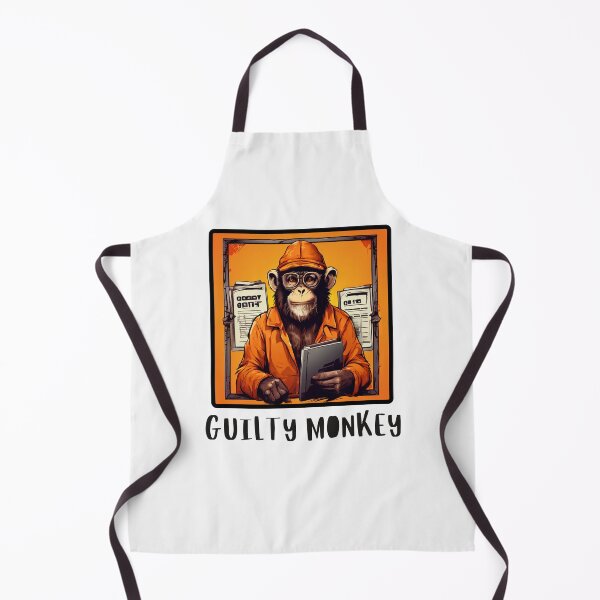 Item preview, Guilty Monkey Mugshot designed and sold by Colorful-Garden.