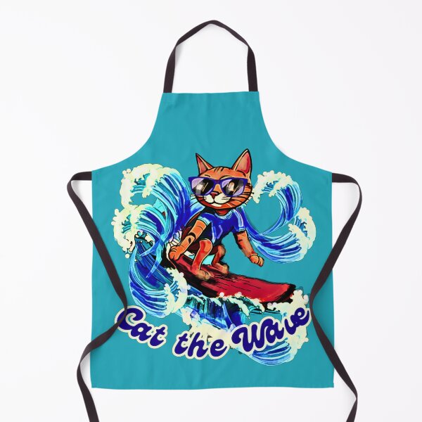 Item preview, Cat the Wave designed and sold by Tripp Art Studio.