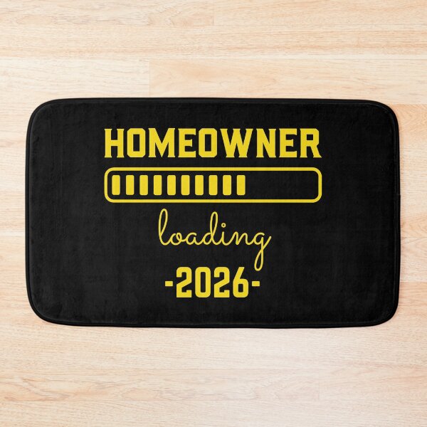 Item preview, Homeowner loading 2026 - yellow text designed and sold by EmeraldeaArt.