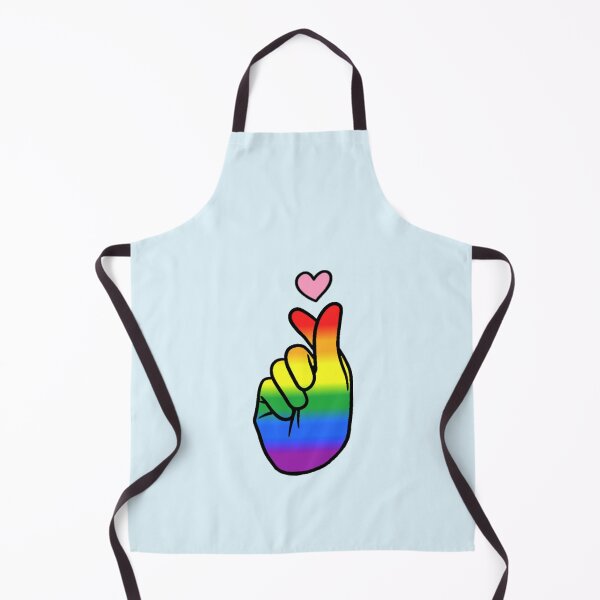 Item preview, Rainbow Pride Finger Heart designed and sold by everything4eva.