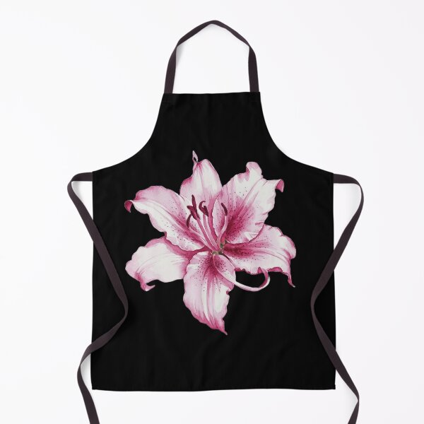 Item preview, Pink Watercolor Painting Stargazer Lily Flower designed and sold by PRINTED ..