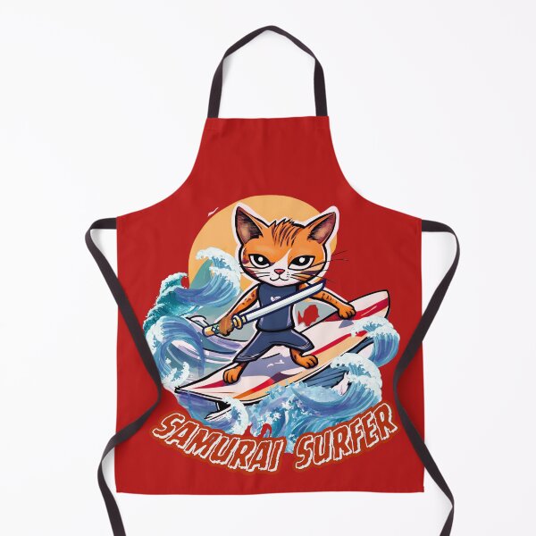 Item preview, Samurai Surfer Cartoon designed and sold by Tripp Art Studio.