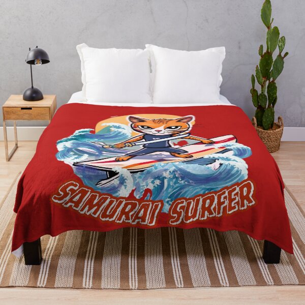 Item preview, Samurai Surfer Cartoon designed and sold by Tripp Art Studio.