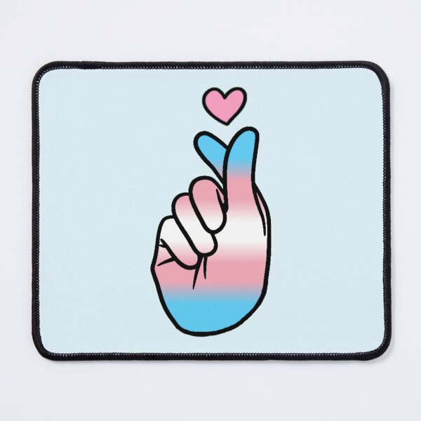 Item preview, Trans Pride Finger Heart designed and sold by everything4eva.