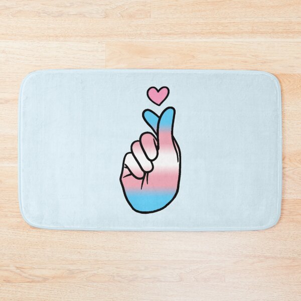Item preview, Trans Pride Finger Heart designed and sold by everything4eva.