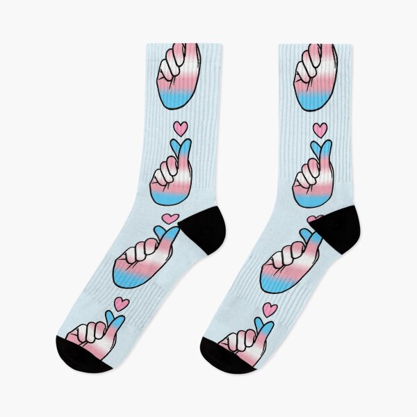 Item preview, Trans Pride Finger Heart designed and sold by everything4eva.