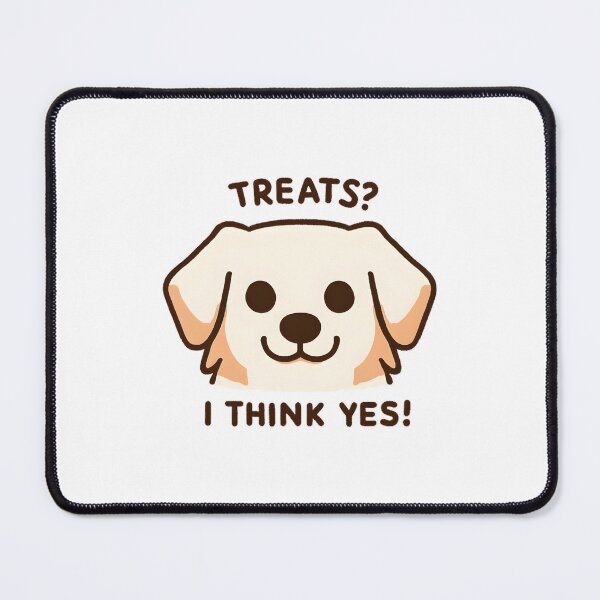 Item preview, Treats? I Think Yes! - Enthusiastic Golden Retriever designed and sold by UmbrellaStudio1.