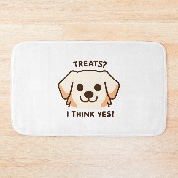 Item preview, Treats? I Think Yes! - Enthusiastic Golden Retriever designed and sold by UmbrellaStudio1.