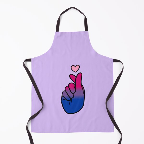 Item preview, Bi Pride Finger Heart designed and sold by everything4eva.