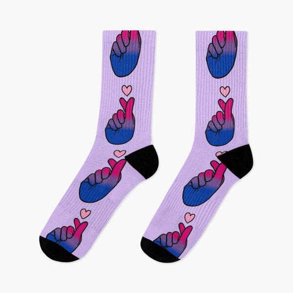 Item preview, Bi Pride Finger Heart designed and sold by everything4eva.
