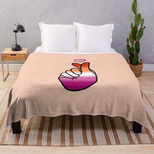Item preview, Lesbian Pride Finger Heart designed and sold by everything4eva.