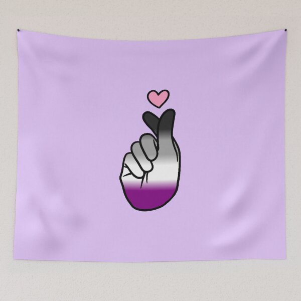 Item preview, Ace Pride Finger Heart designed and sold by everything4eva.