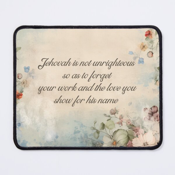 Item preview, JW Encouragement Card Hebrews 6:10 - Gift for Brothers and Sisters  designed and sold by Kishaprints.