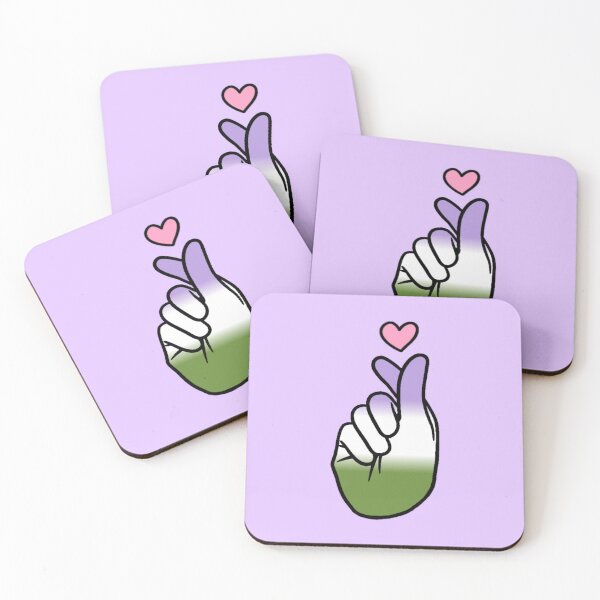 Item preview, Genderqueer Pride Finger Heart designed and sold by everything4eva.
