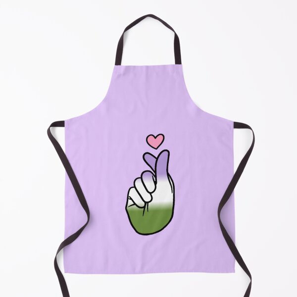 Item preview, Genderqueer Pride Finger Heart designed and sold by everything4eva.
