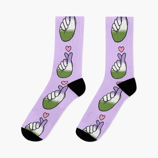 Item preview, Genderqueer Pride Finger Heart designed and sold by everything4eva.