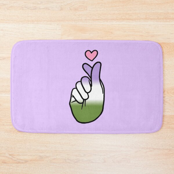 Item preview, Genderqueer Pride Finger Heart designed and sold by everything4eva.