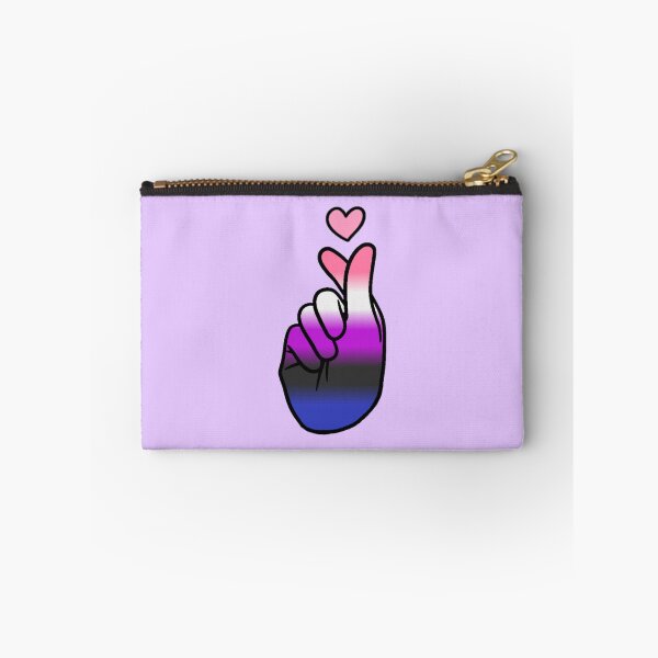 Item preview, Genderfluid Pride Finger Heart designed and sold by everything4eva.