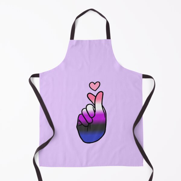Item preview, Genderfluid Pride Finger Heart designed and sold by everything4eva.