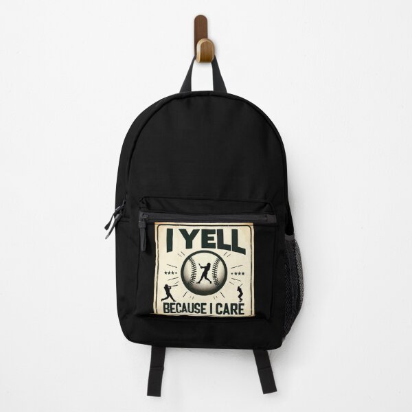 Item preview, I Yell Because I Care Baseball designed and sold by TomFrontierArt.