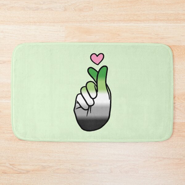 Item preview, Aromantic Pride Finger Heart designed and sold by everything4eva.