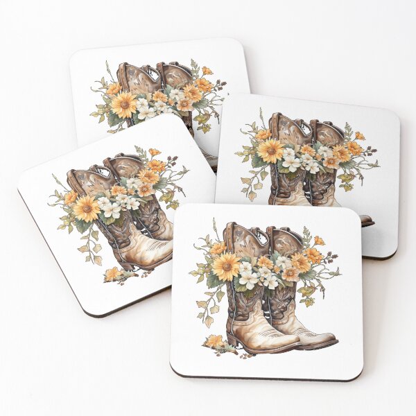 Artikelvorschau, Boots with Flowers 1 entworfen und verkauft von SchokoGoth.