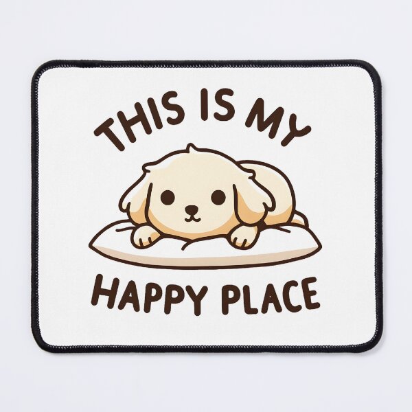 Item preview, This is My Happy Place - Golden Retriever Contentment designed and sold by UmbrellaStudio1.