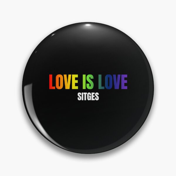 Item preview, Sitges Love is Love t-shirt, Rainbow color pride LGBTQ graphic t-shirt, Pride unisex t-shirt designed and sold by PrideBeProud.