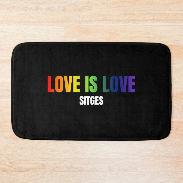 Item preview, Sitges Love is Love t-shirt, Rainbow color pride LGBTQ graphic t-shirt, Pride unisex t-shirt designed and sold by PrideBeProud.