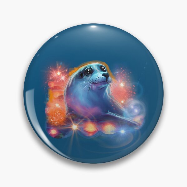 Item preview, Seal at Twilight Cartoon designed and sold by Tripp Art Studio.