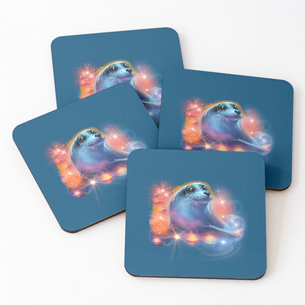 Item preview, Seal at Twilight Cartoon designed and sold by Tripp Art Studio.