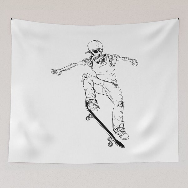 Item preview, Skeleton Skateboarder Thrill designed and sold by DreamMaden.